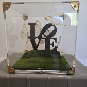 ROMAN FERAL (French/American, B. 1990) "LV Grand Love" Mixed Media Sculpture