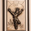 Salvador Dalí – Christ of Saint John of the Cross (Platinum Bas-Relief Plaque)