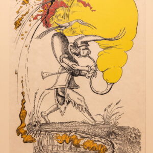 lot08_1 Salvador Dalí – Les Songes Drolatiques de Pantagruel (Plate I)