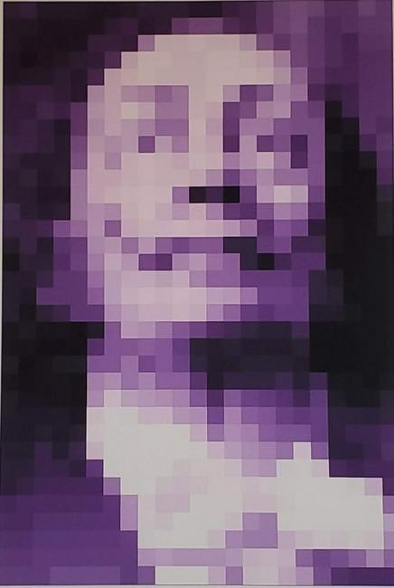 John Piere Vasarely Aka YVARAL, Faces Of Dali No 3