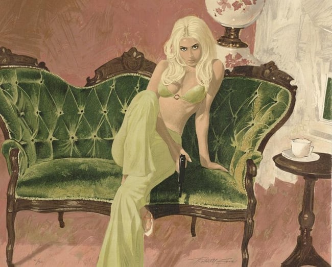 Robert McGinnis "Joker In the Deck" Limited Edition Lithograph, Hand Signed & Numbered