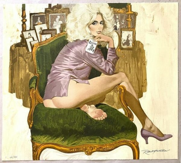 Robert McGinnis "Joker In the Deck" Limited Edition Lithograph, Hand Signed & Numbered