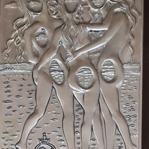 lot29 Salvador Dalí (1904–1989) Les Trois Grâces / The Three Graces, Sterling Silver 925 Bas-Relief