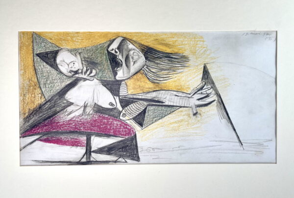 0123 Pablo Picasso (after) — Guernica Study No. 3