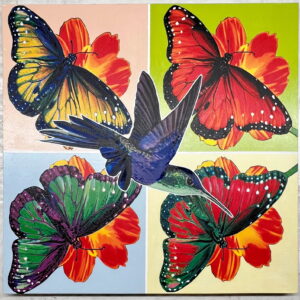 0193_1 Hummingbirds and Butterflies