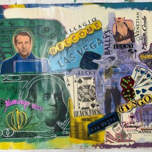 Bugsy Siegel Flamingo Hilton Las Vegas Collage