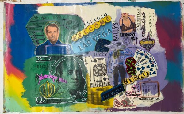 0247_1 Bugsy Siegel Flamingo Hilton Las Vegas Collage