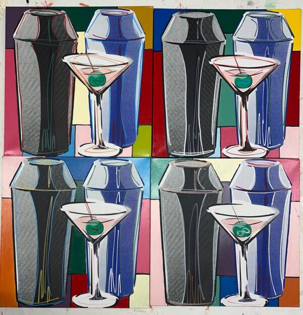 4 Panel Martini