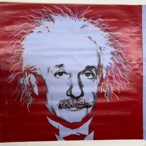 Albert Einstein Red