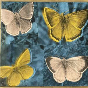 Butterflies, turquoise