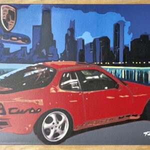 0383 Red Porsche