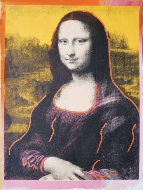 Mona Lisa(pink embellishments)