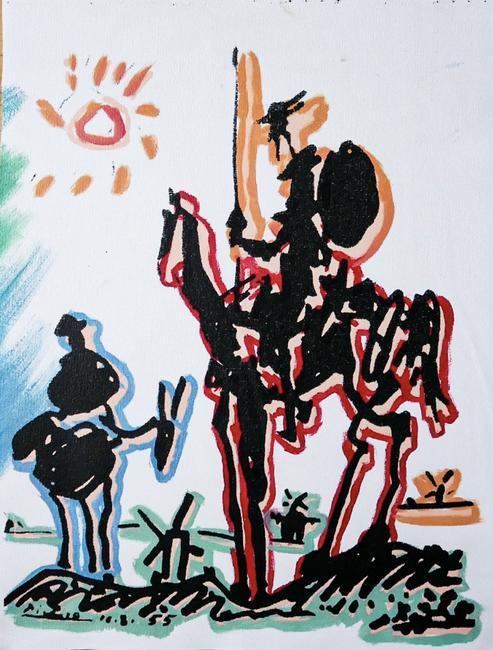 0420 Picasso, Don Quiote