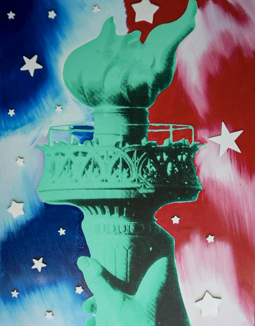 Statue of Liberty Torch embellished