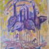 Flamingos Under the Rainbow
