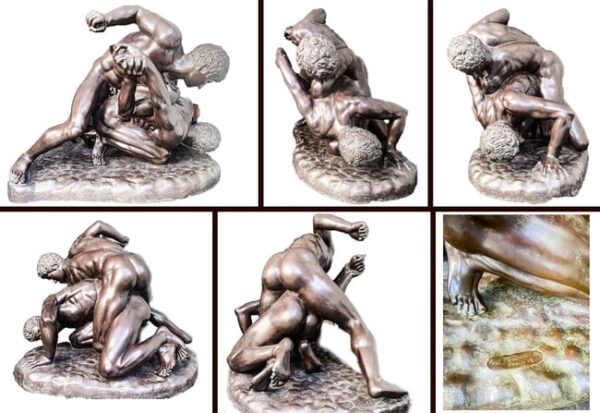 The Uffizi Wrestlers (Monumental Bronze)